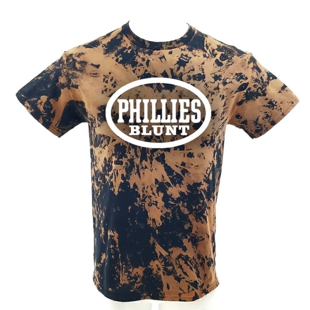 PHILLIES BLUNT Vintage Retro Logo Rock Band Punk Tee Rap Tee Grunge Hip Hop Y2K